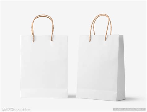 布袋手提袋样机PSD贴图模版material bag mock up-我的设计作品展示