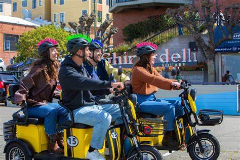 Electric Scooter Rentals with GPS Storytelling Tour to the Golden Gate ...