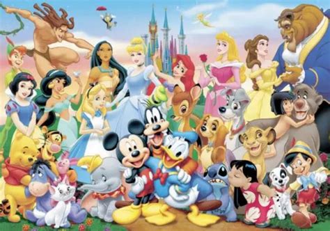 迪士尼成员名字及图片,迪士尼最全人物介绍,迪士尼卡通人物名字_大山谷图库