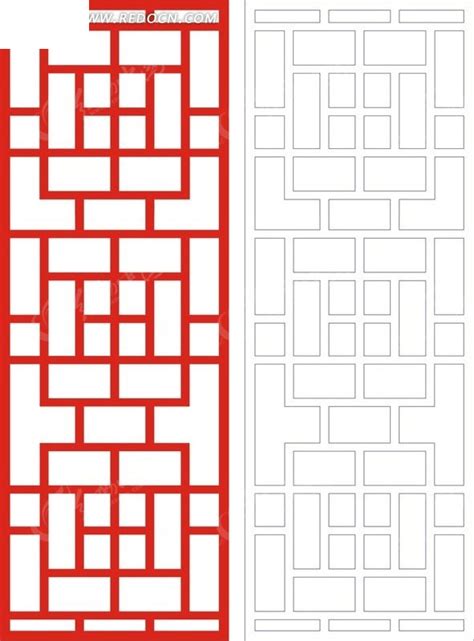 中国古典图案-回纹装饰的几何形图案AI素材免费下载_红动中国