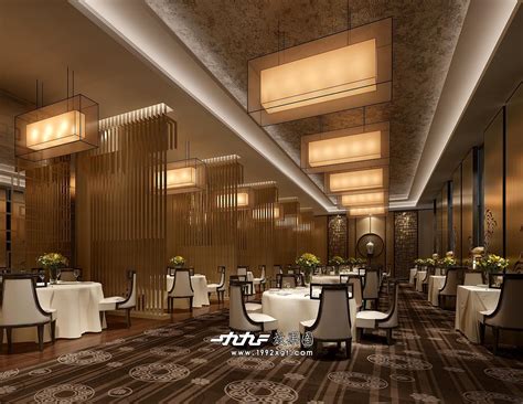高级西餐厅装修效果图-中国木业网
