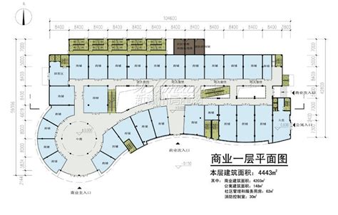 商业店铺平面图,沿街商业平面图,店平面图_大山谷图库