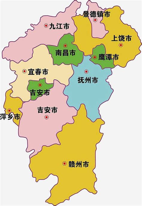 江西省地图_360百科