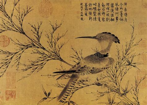 带你了解中国花鸟画的历史：元四家的辉煌，明清花鸟画的特色_水墨
