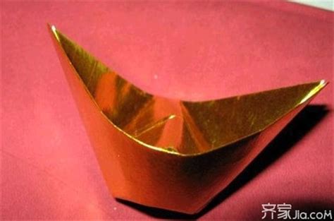 折纸DIY 金元宝的折法图解_百科知识_学堂_齐家网