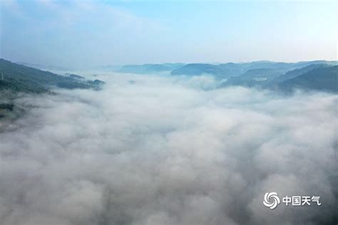美若仙境！航拍贵州福泉震撼云海奇观-图片频道