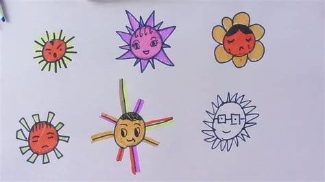 幼儿画中太阳的几种画法-百度经验