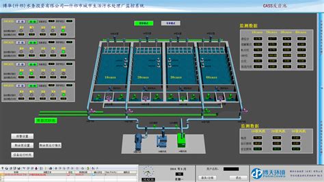 什邡日处理四万吨城市生活污水处理厂3D自控系统_成都博天自动化设备有限公司