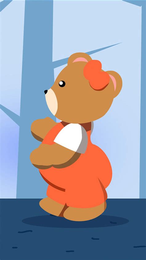 动态小熊走路动画gif动图下载-包图网