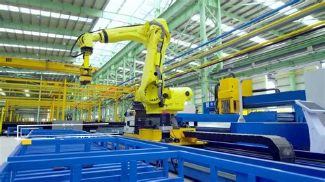 H型钢数控自动生产线_福建博那德科技园开发有限公司