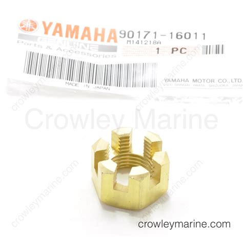 90171-16011-00 Castle Nut - Yamaha OEM Parts | Crowley Cycles