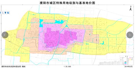 濮阳市人民政府关于公布市城区集体建设用地和农用地基准地价及标定地价的通知