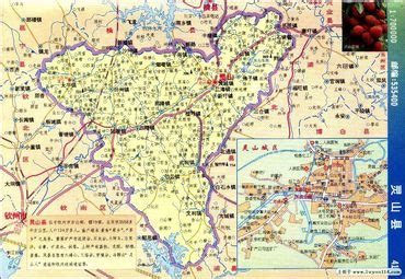 钦州地图高清版大图片下载-钦州地图全图高清版 - 极光下载站