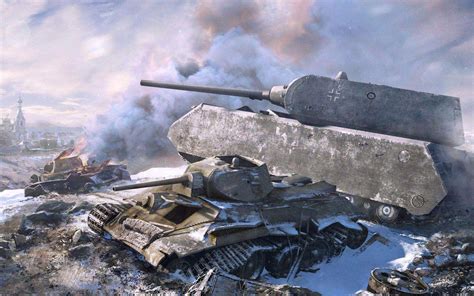 二战的德国黑科技不断出现，德国幻想“巨兽”鼠式超重型坦克