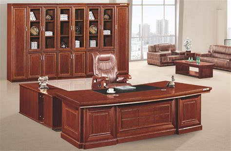实木办公桌,实木办公家具厂家,实木办公家具品牌定制 - 迪欧家具