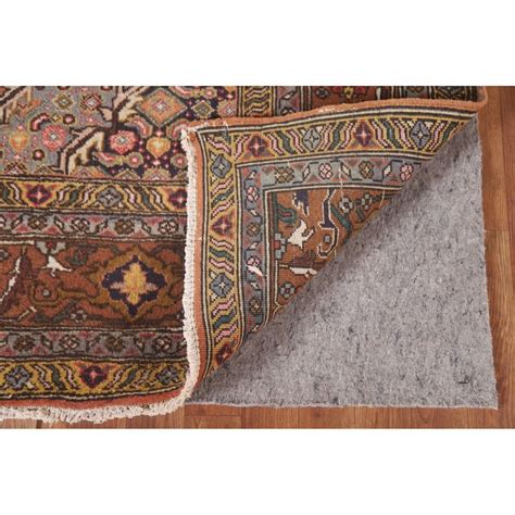 Vintage Geometric Ardebil Persian Area Rug Handmade Wool Carpet - 6