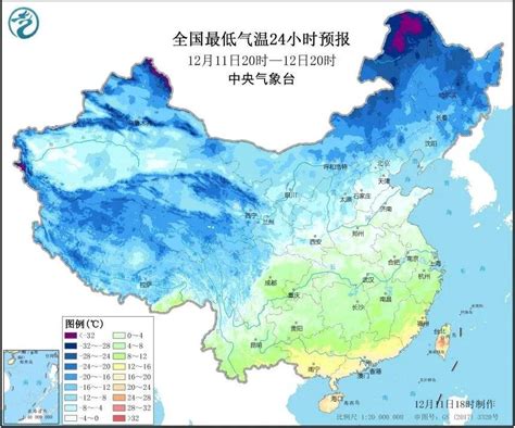 中国建筑气候区划图