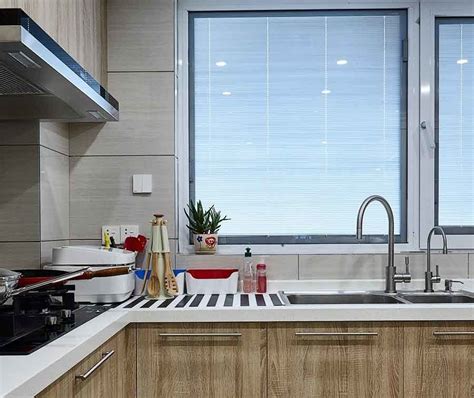 厦门嘉盛豪园混搭风格123平米设计方案 厨房灶台设计图片_装信通网