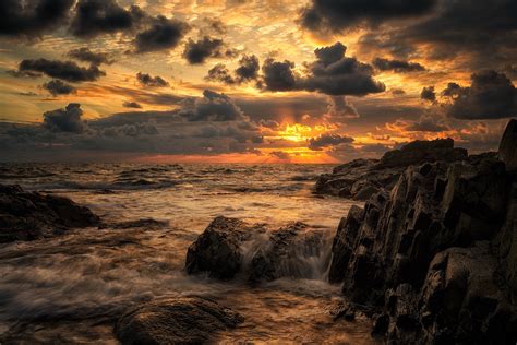 #4517556 landscape, nature, sunset, sky, sea, clouds - Rare Gallery HD ...