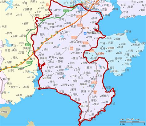 泉州行政区划图图片