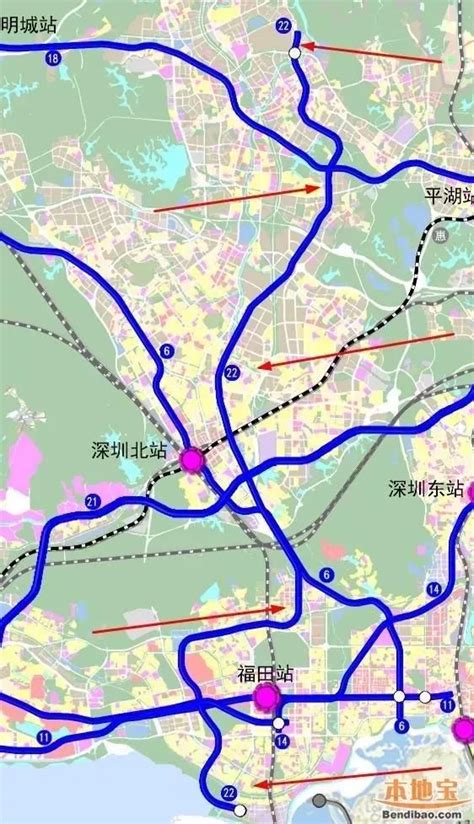 龙华将新增5条地铁！18、21、22、25、27号线路图来了！|地铁|轨道交通|观澜_新浪新闻