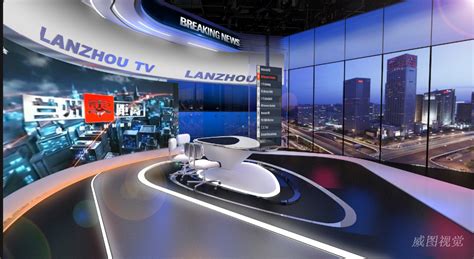 兰州市电视台全媒体演播室_西安威图视频技术有限公司