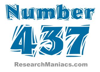 437 — четыреста тридцать семь. натуральное нечетное число. в ряду ...