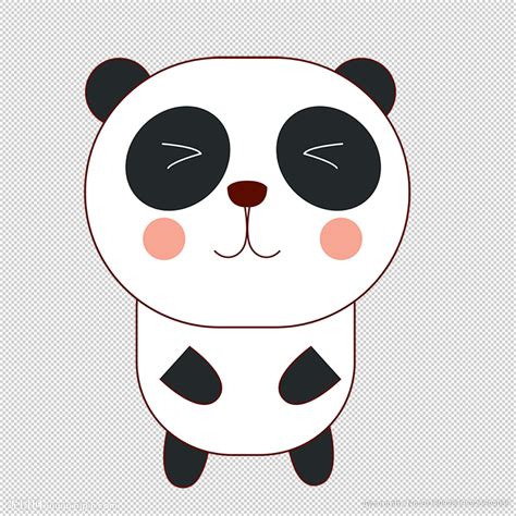 卡通熊猫素材其他免费下载_红动网