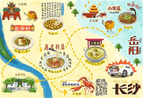 手绘的中国各地美食！有你家乡的最爱吗