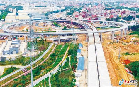晋江南高速出口连接线延伸段工程主线高架桥全线贯通-闽南网