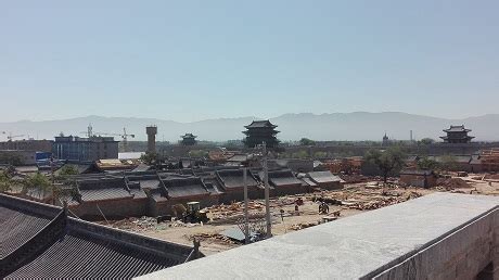 忻州古城保护改造建设现场一片繁忙景象-忻州在线 忻州新闻 忻州日报网 忻州新闻网