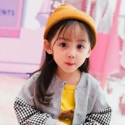 可爱甜美女生小孩头像