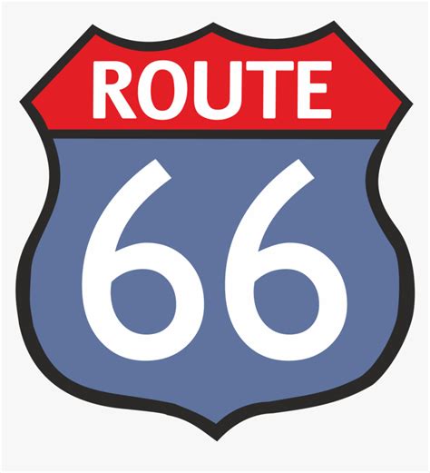 U.S. Route 66 Logo Road US Numbered Highways, route 66 transparent ...