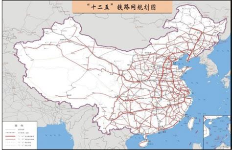全国铁路图高清版大图，2022中国铁路网高清图 - 派优网