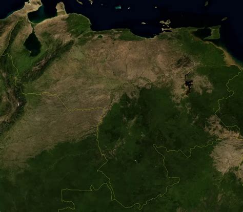 委内瑞拉地形图 - 委内瑞拉地图 - 地理教师网