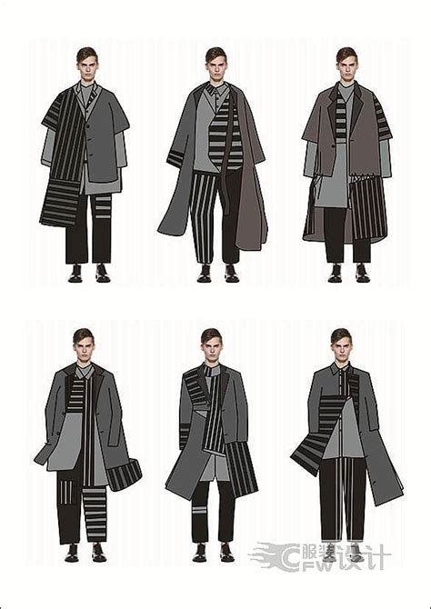 男士夹克、卫衣、西服的款式图合集-服装设计教程-服装学习教程-服装设计网手机版|触屏版