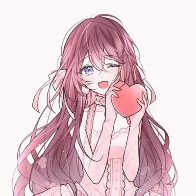 甜美女生头像动漫 长发
