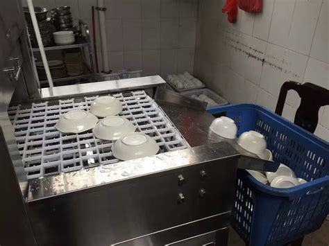 埃科菲洗碗机商用全自动饭店洗碗碟机餐厅食堂用通道式烘干消毒机