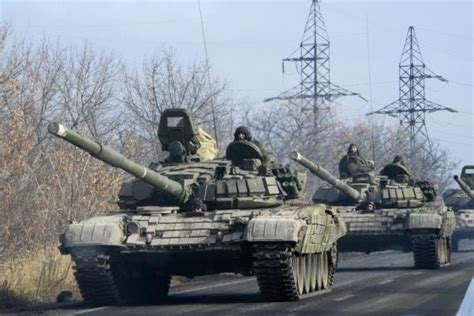 北约称俄军战斗部队进入乌克兰东部，配备坦克重炮和火箭装备_全球速报_澎湃新闻-The Paper