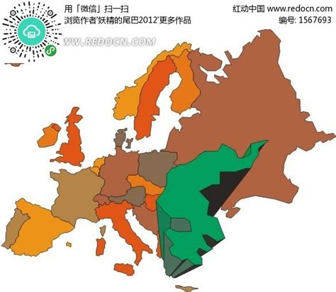 欧洲轮廓图图片