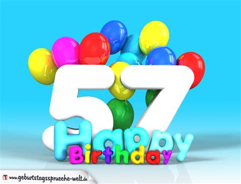 Happy 57th Birthday GIF | Funimada.com