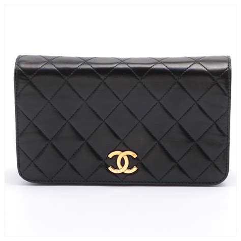 Chanel Wallet on Chain Black Leather ref.505651 - Joli Closet