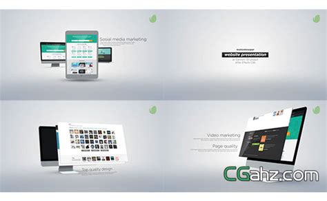 苹果电脑商品网站宣传展示AE模板 - CG爱好者网,免费CG资源,AE模板,3D模型分享平台