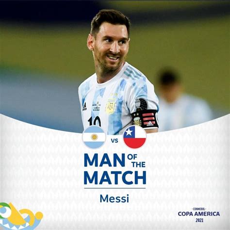 官方：梅西当选阿根廷vs智利美洲杯全场最佳球员_PP视频体育频道