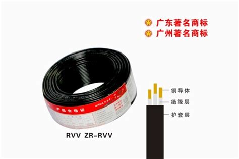 批发 广州珠江电线 2芯 3芯 ZR RVV软电缆 国标阻燃绝缘软电缆-阿里巴巴