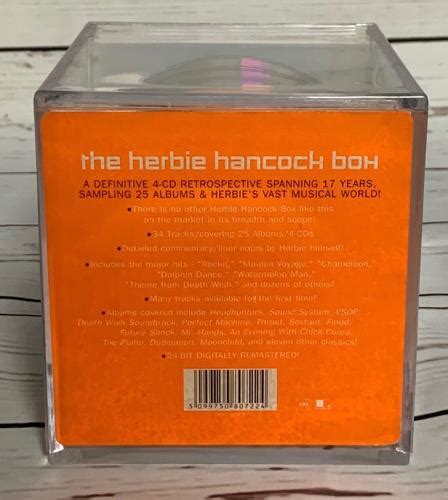 Herbie Hancock The Herbie Hancock Box US 4-CD album set (748433)