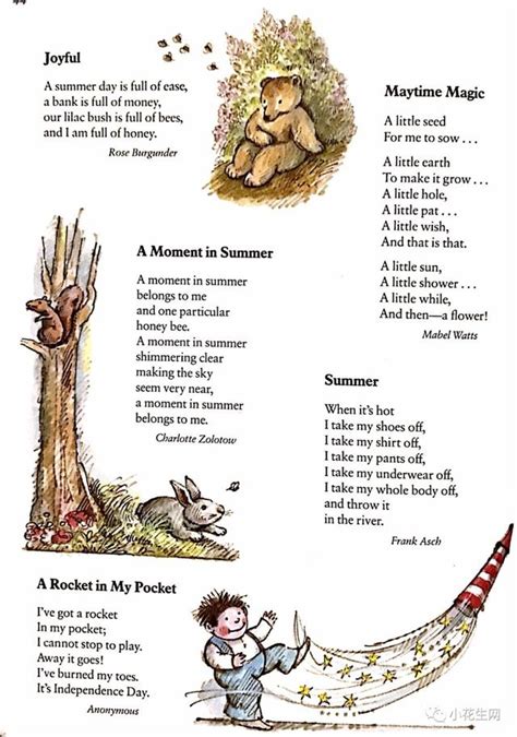 这是美的呢喃——这12首优秀儿童英文诗歌绘本值得珍藏