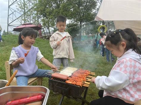 城东湖店幼儿园开展户外自主烧烤活动