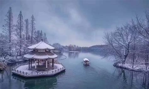 杭州西湖雪景,国外旅游景点,旅游景点,摄影,汇图网www.huitu.com