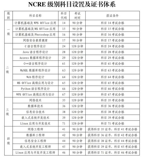 上海计算机等级考试考试科目有哪些 - 上海慢慢看